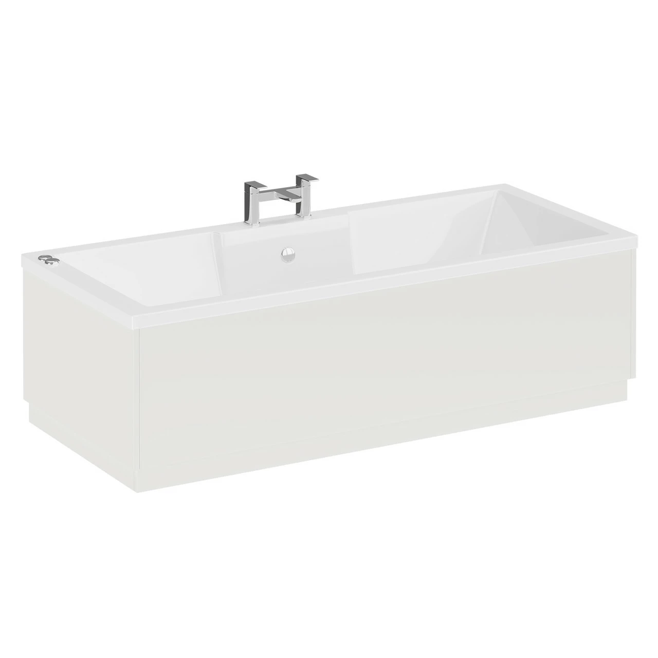 Legend 1600mm X 700mm Right Hand 12 Jet Chrome V-Tec Single Ended Whirlpool Bath - Image 3