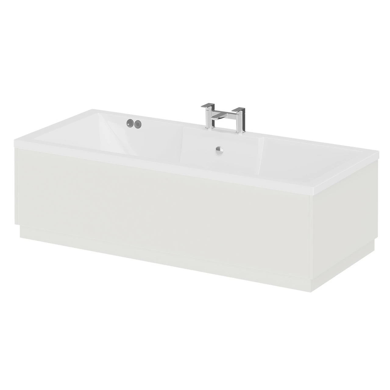 Legend 1600mm X 700mm Right Hand 6 Jet Chrome Flat Jet Single Ended Whirlpool Bath - Image 2