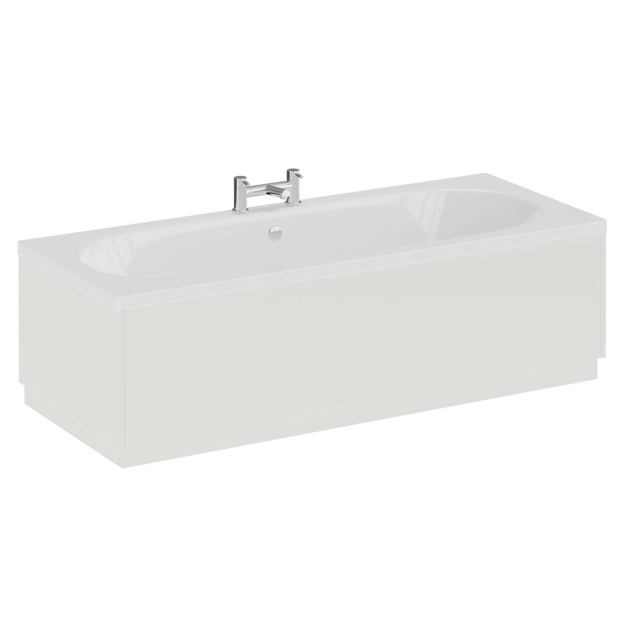 Metropole 1700mm X 700mm Straight Double Ended Bath - Image 3