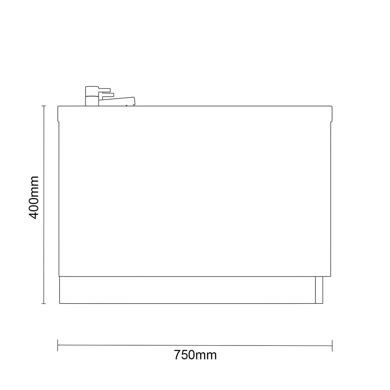 Metropole 1700mm X 750mm 12 Jet Easifit Double Ended Spa Bath - Image 6