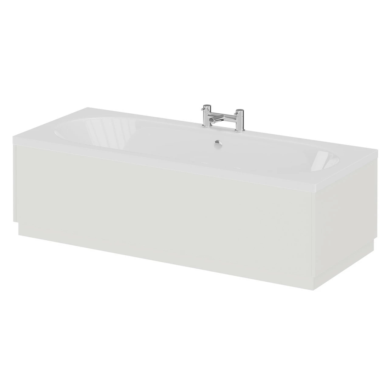 Metropole 1700mm X 750mm Straight Double Ended Bath - Image 2