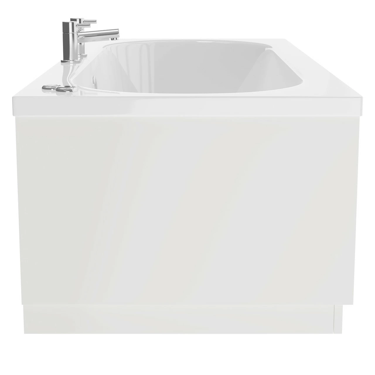 Metropole 1800mm X 800mm 12 Jet Chrome V-Tec Double Ended Whirlpool Bath - Image 5