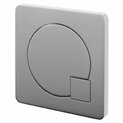 Modern Chrome Square Dual Flush Push Button