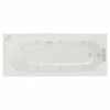 Monte Carlo 1700mm X 700mm 12 Jet Chrome V-Tec Textured Base Anti Slip Single Ended Whirlpool Bath