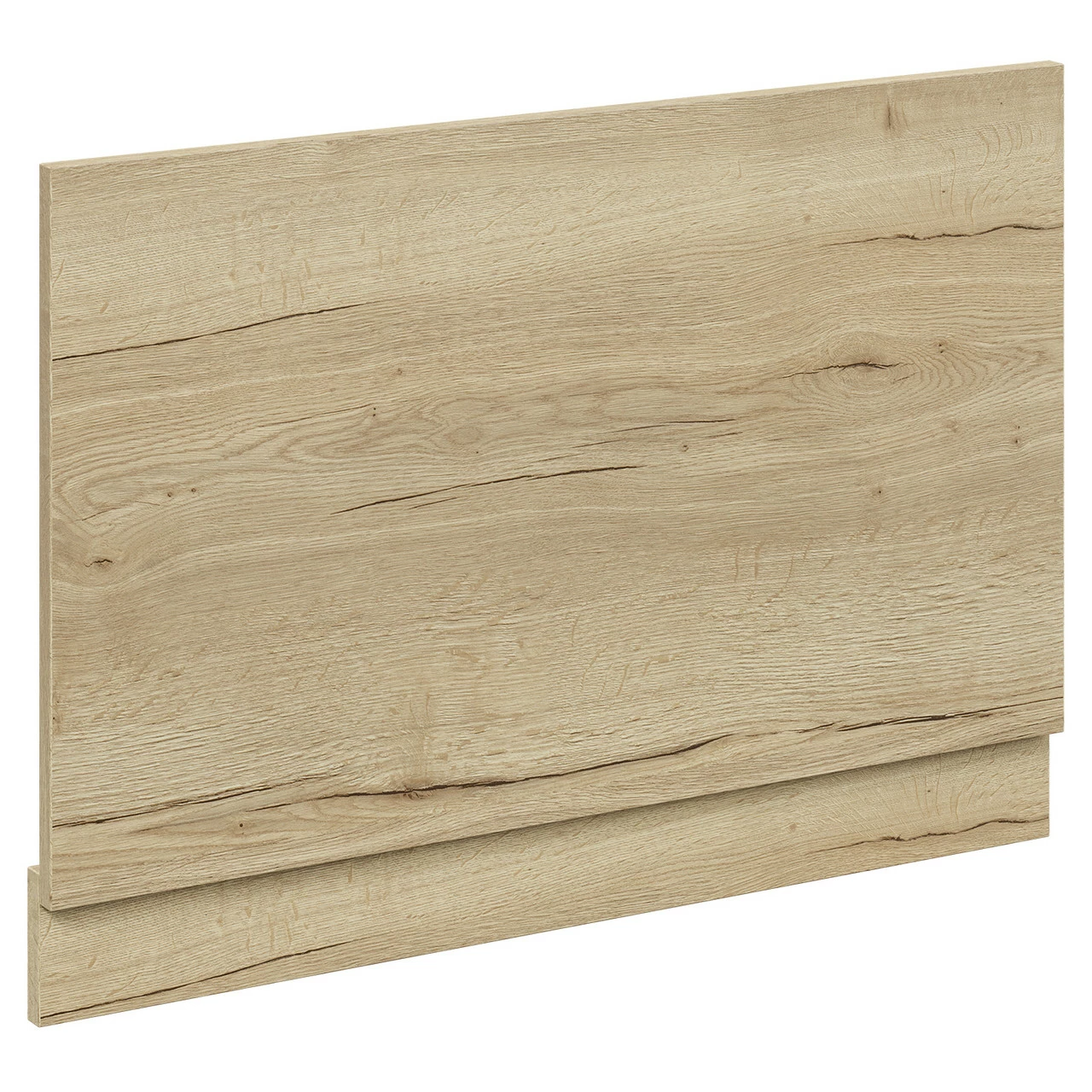 Autumn Oak MDF 800mm End Bath Panel With Plinth - Image 3