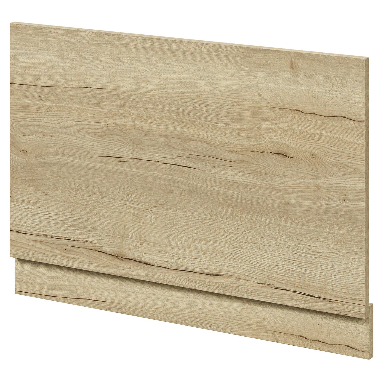 Autumn Oak MDF 800mm End Bath Panel With Plinth