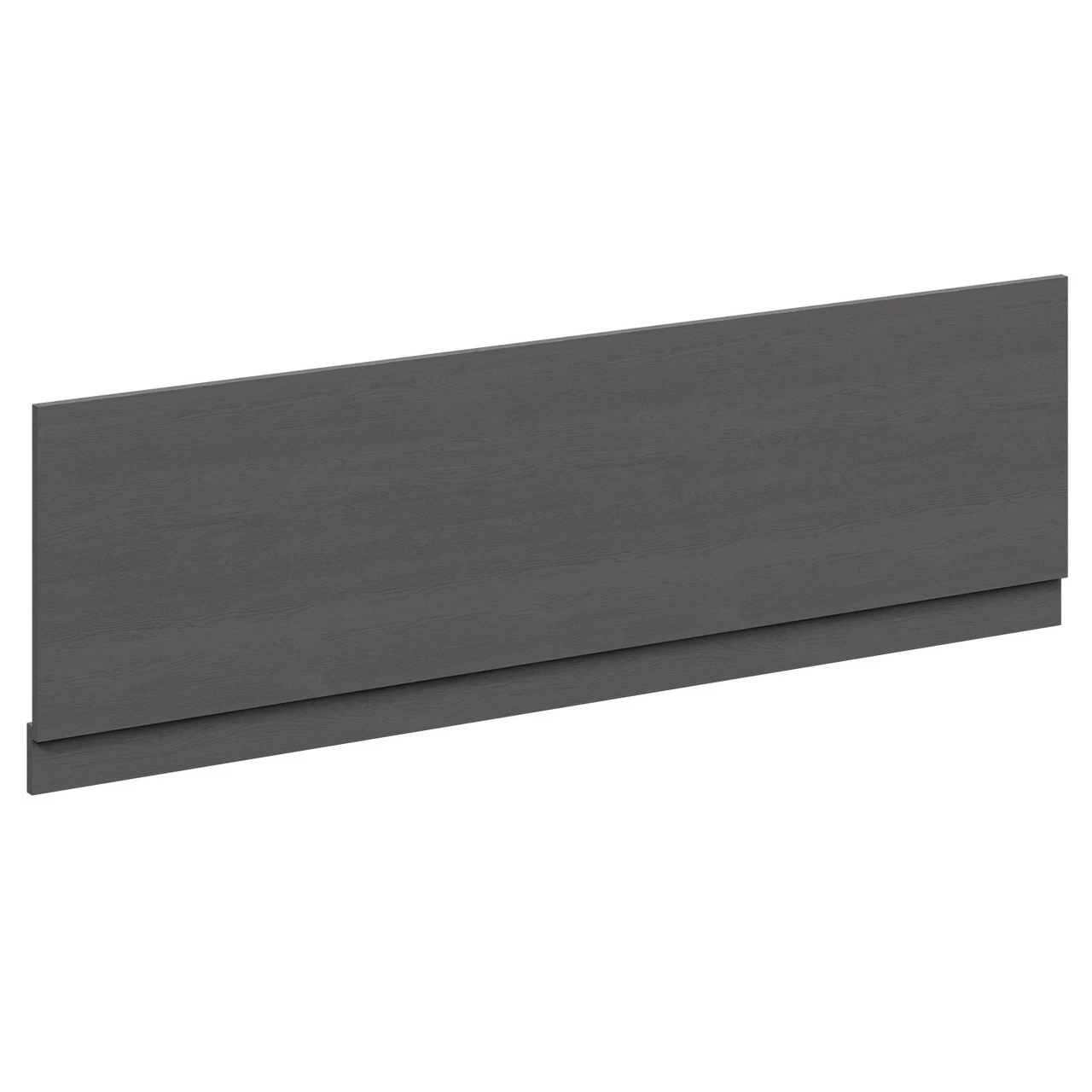Graphite Grey MDF 1800mm Front Bath Panel With Plinth - Image 3