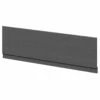 Graphite Grey MDF 1800mm Front Bath Panel With Plinth