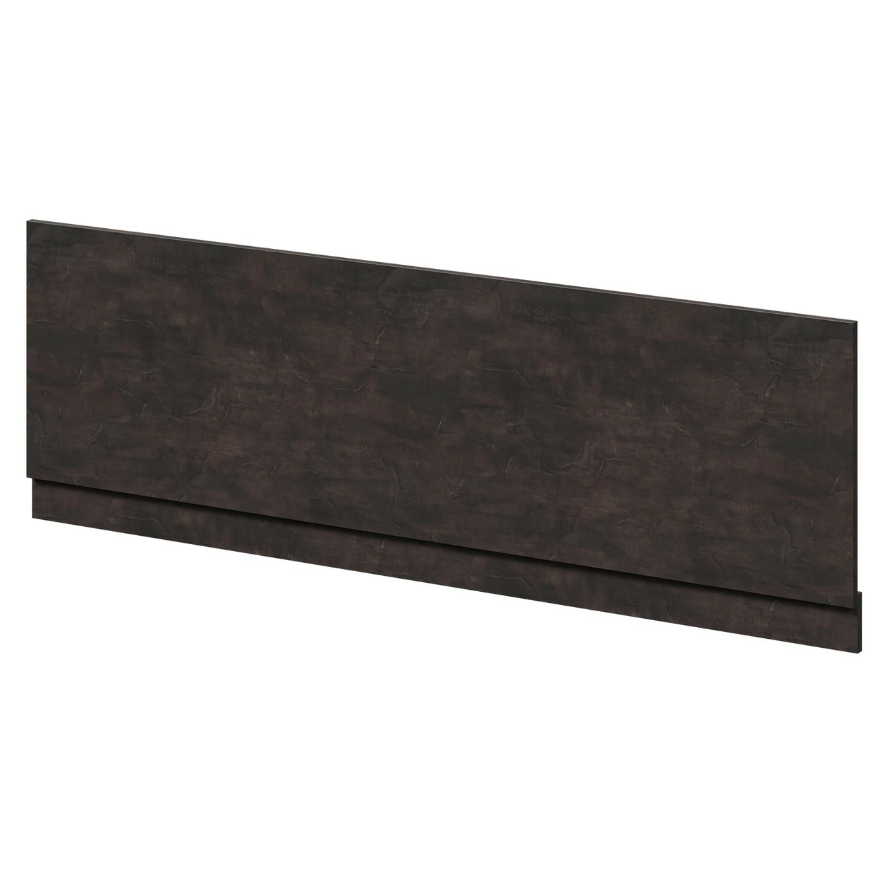 Metallic Slate MDF 1700mm Front Bath Panel With Plinth