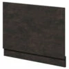 Metallic Slate MDF 700mm End Bath Panel With Plinth