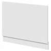White Ash MDF 700mm End Bath Panel With Plinth