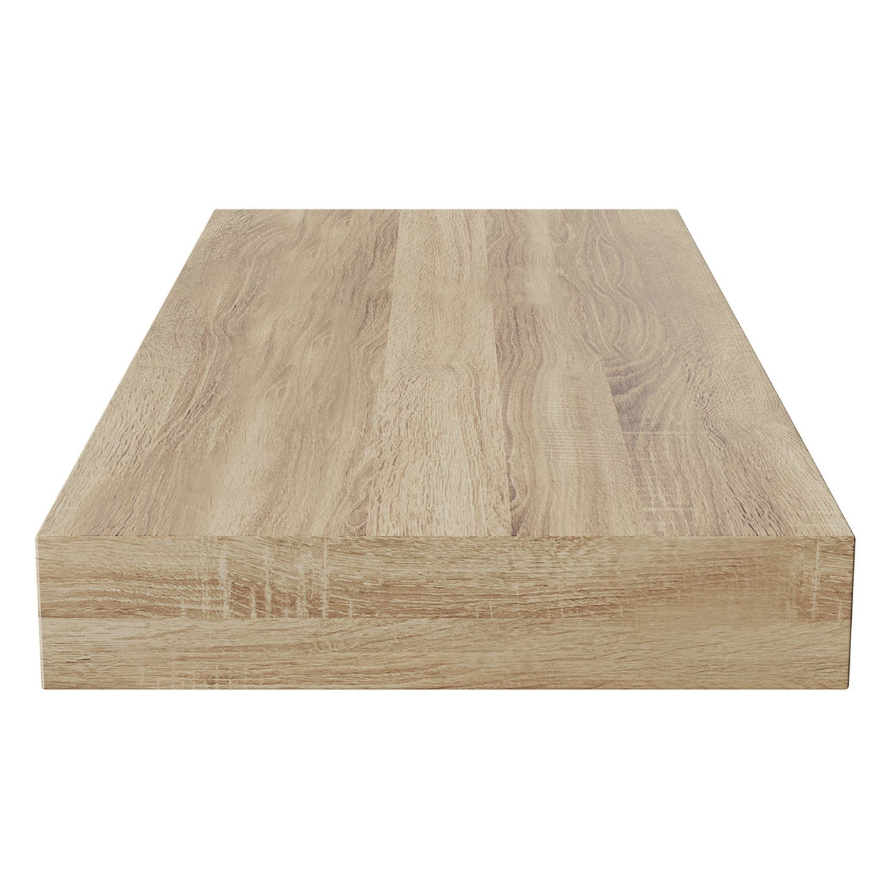 Napoli Bordalino Oak 30cm Floating Bathroom Shelf - Image 4