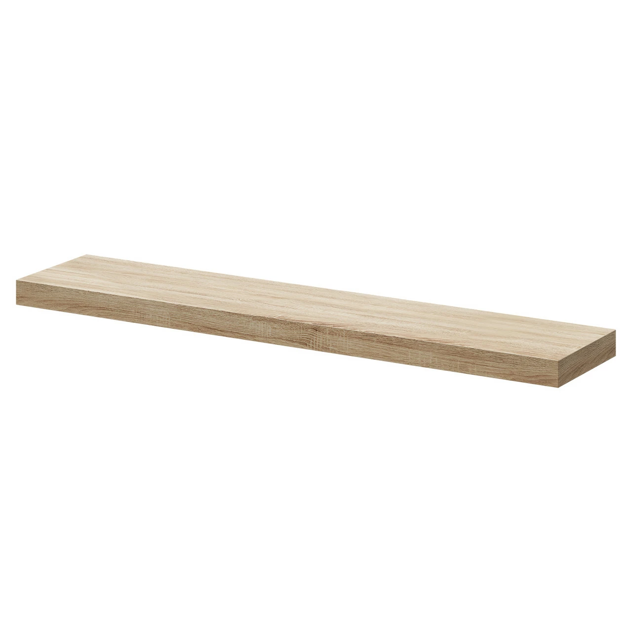 Napoli Bordalino Oak 60cm Floating Bathroom Shelf