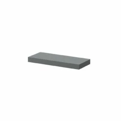 Napoli Gloss Grey 30cm Floating Bathroom Shelf