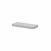 Napoli Gloss Grey Pearl 30cm Floating Bathroom Shelf