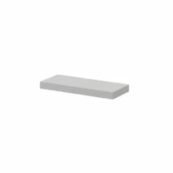 Napoli Gloss Grey Pearl 30cm Floating Bathroom Shelf