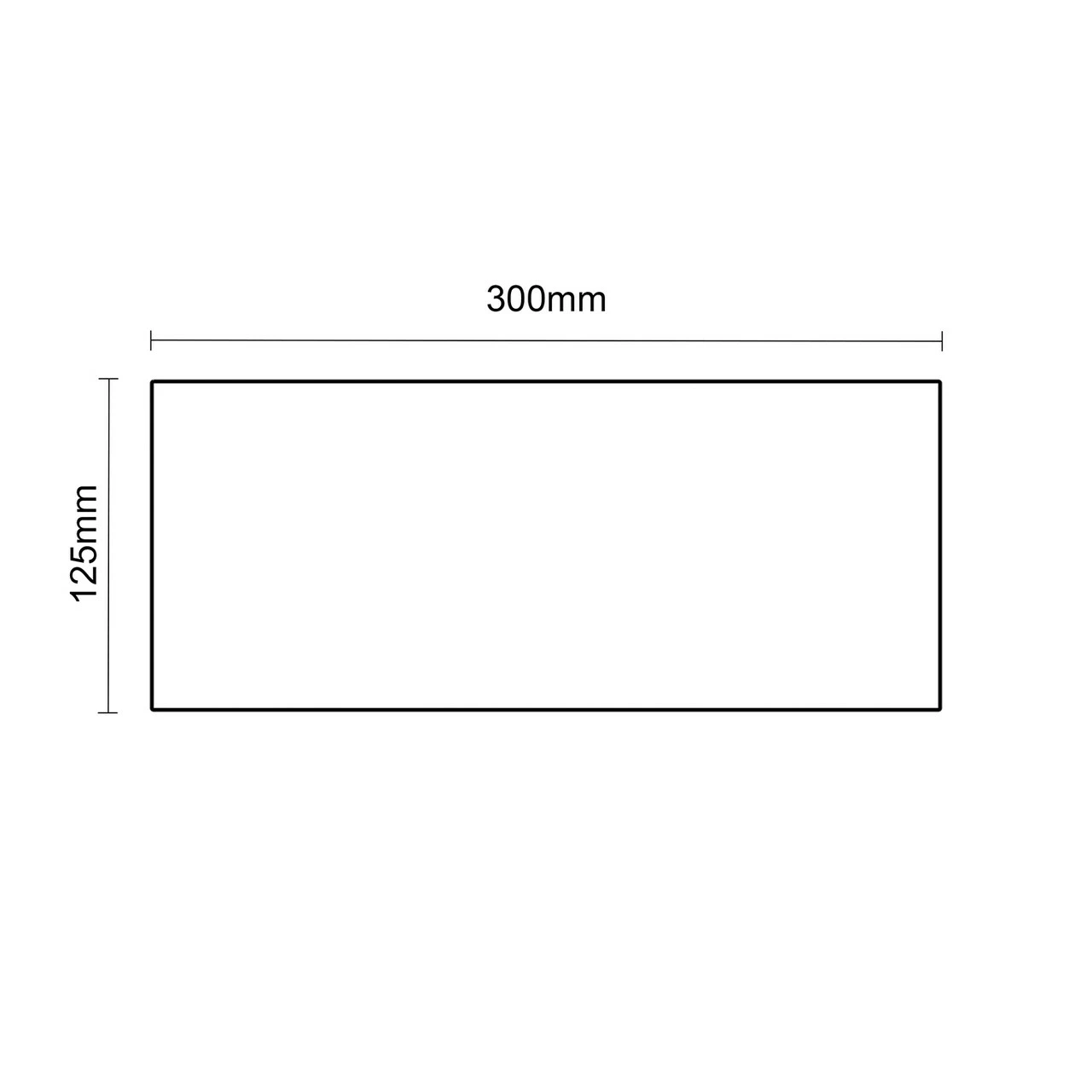 Napoli Gloss White 30cm Floating Bathroom Shelf - Image 3