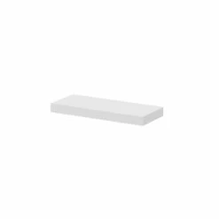 Napoli Gloss White 30cm Floating Bathroom Shelf