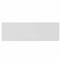 Gloss White MDF 1700mm Front Bath Panel With Plinth