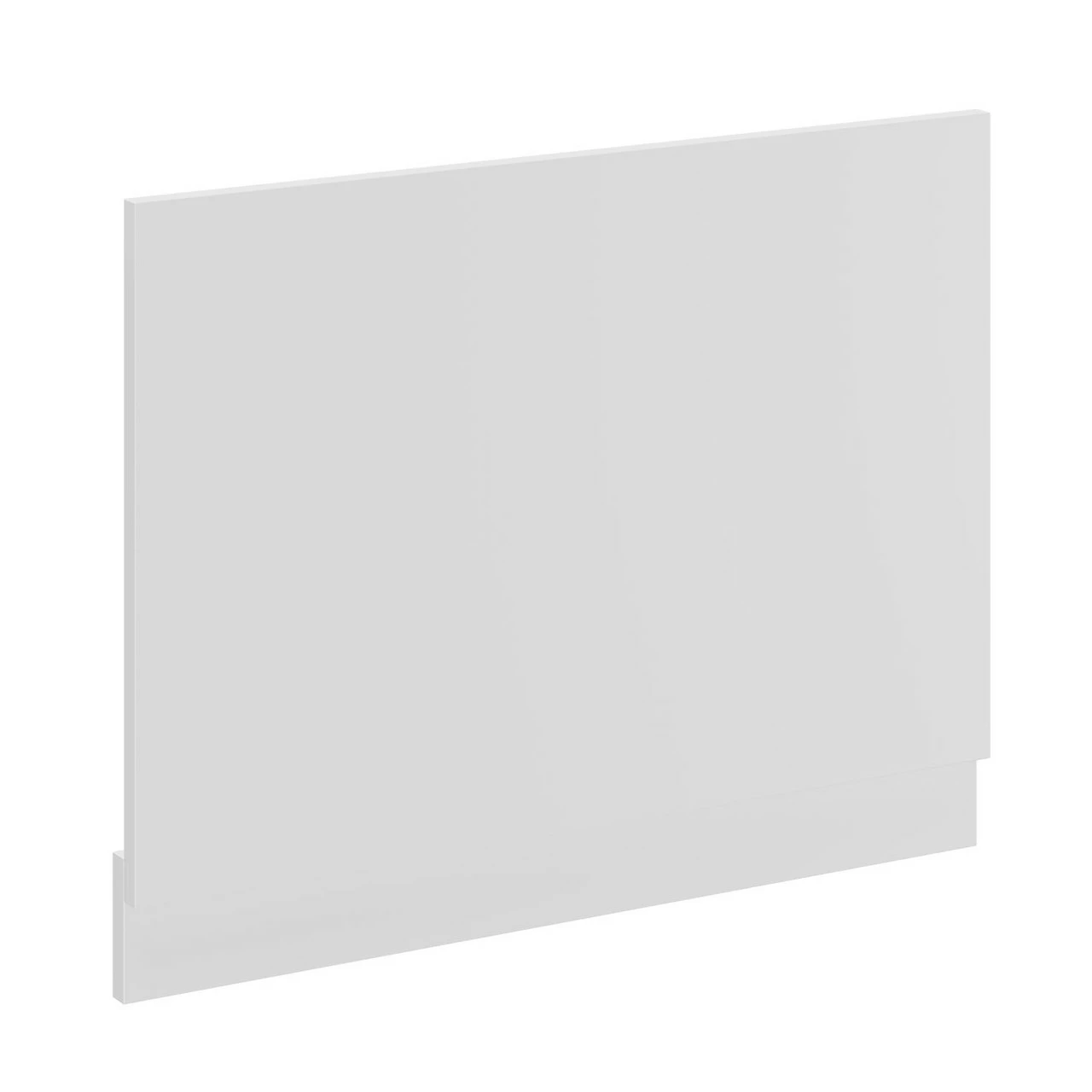 Gloss White MDF 700mm End Bath Panel With Plinth - Image 3