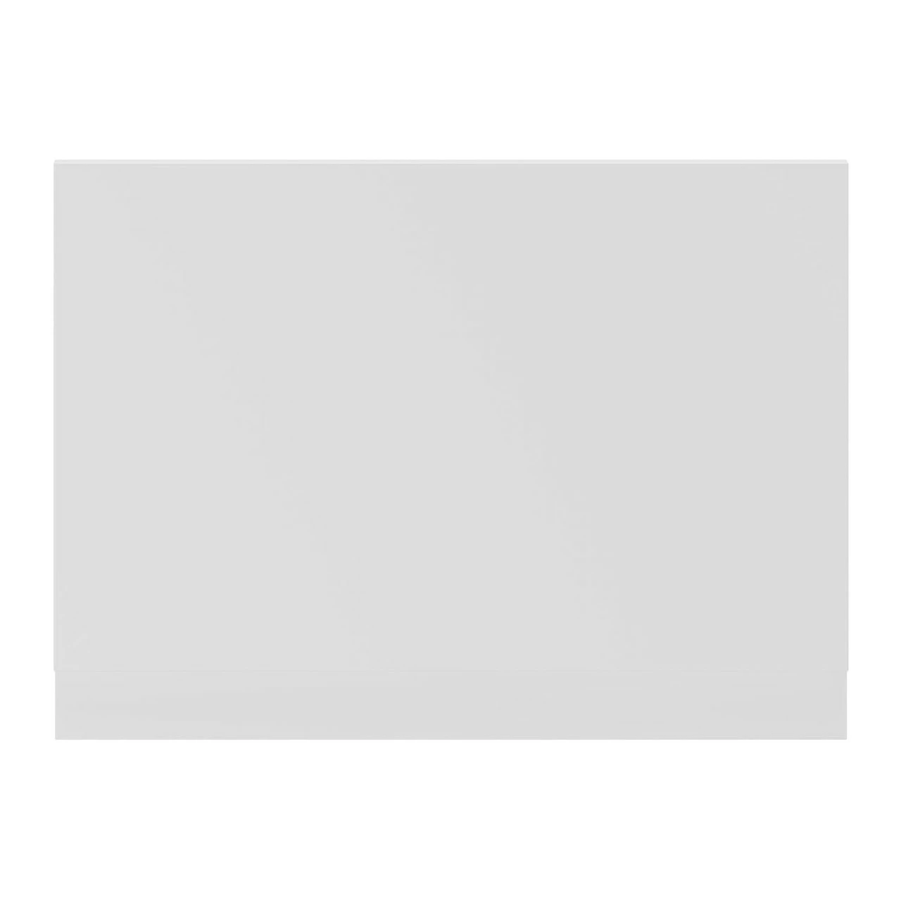 Gloss White MDF 750mm End Bath Panel With Plinth - Image 2