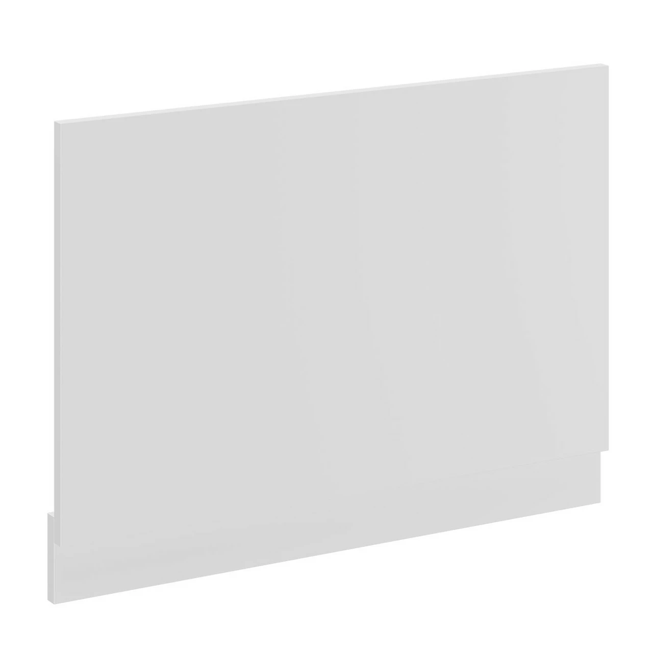 Gloss White MDF 750mm End Bath Panel With Plinth - Image 3