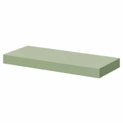 Napoli Olive Green 30cm Floating Bathroom Shelf