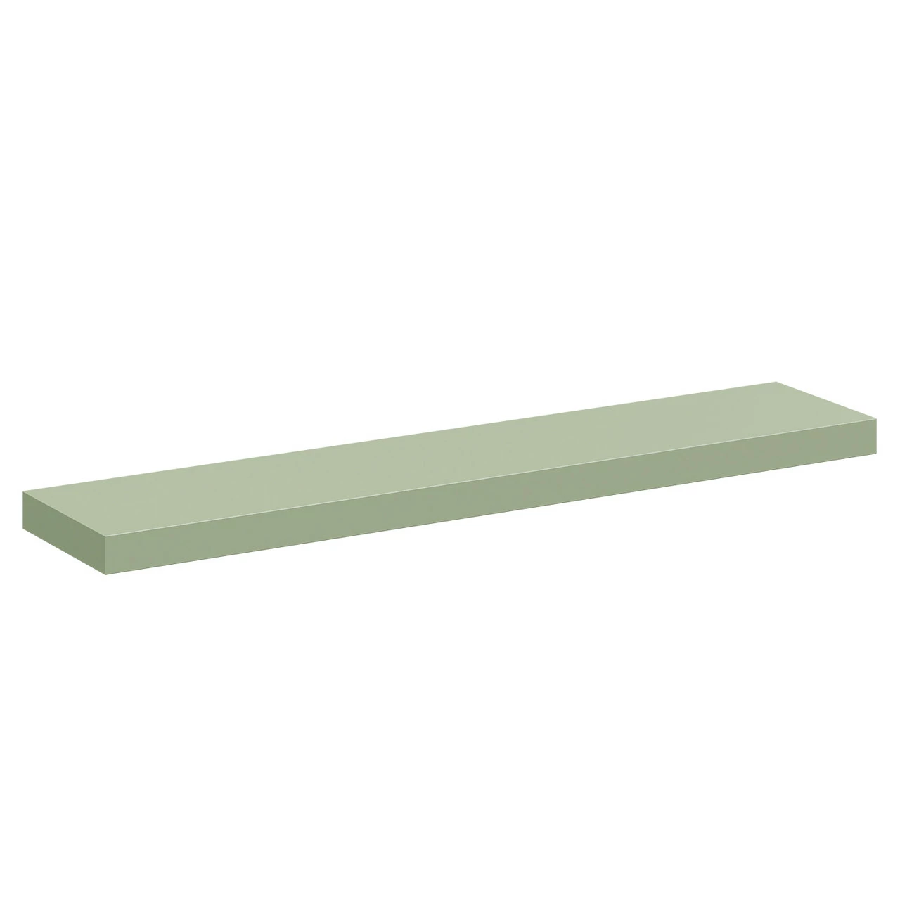 Napoli Olive Green 60cm Floating Bathroom Shelf - Image 3