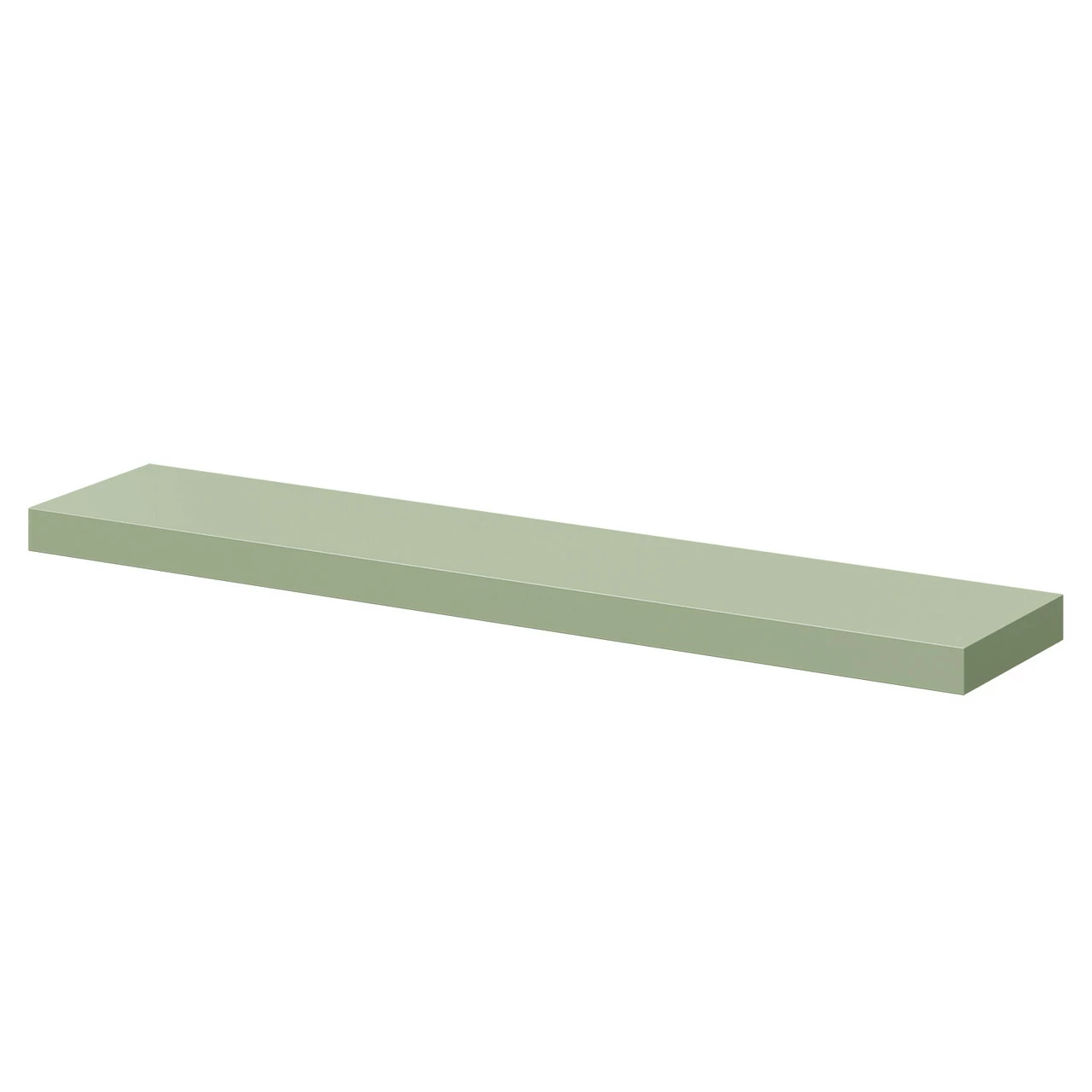 Napoli Olive Green 60cm Floating Bathroom Shelf