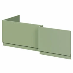 Olive Green MDF 1700mm L Shaped Front And End Bath Panel Set