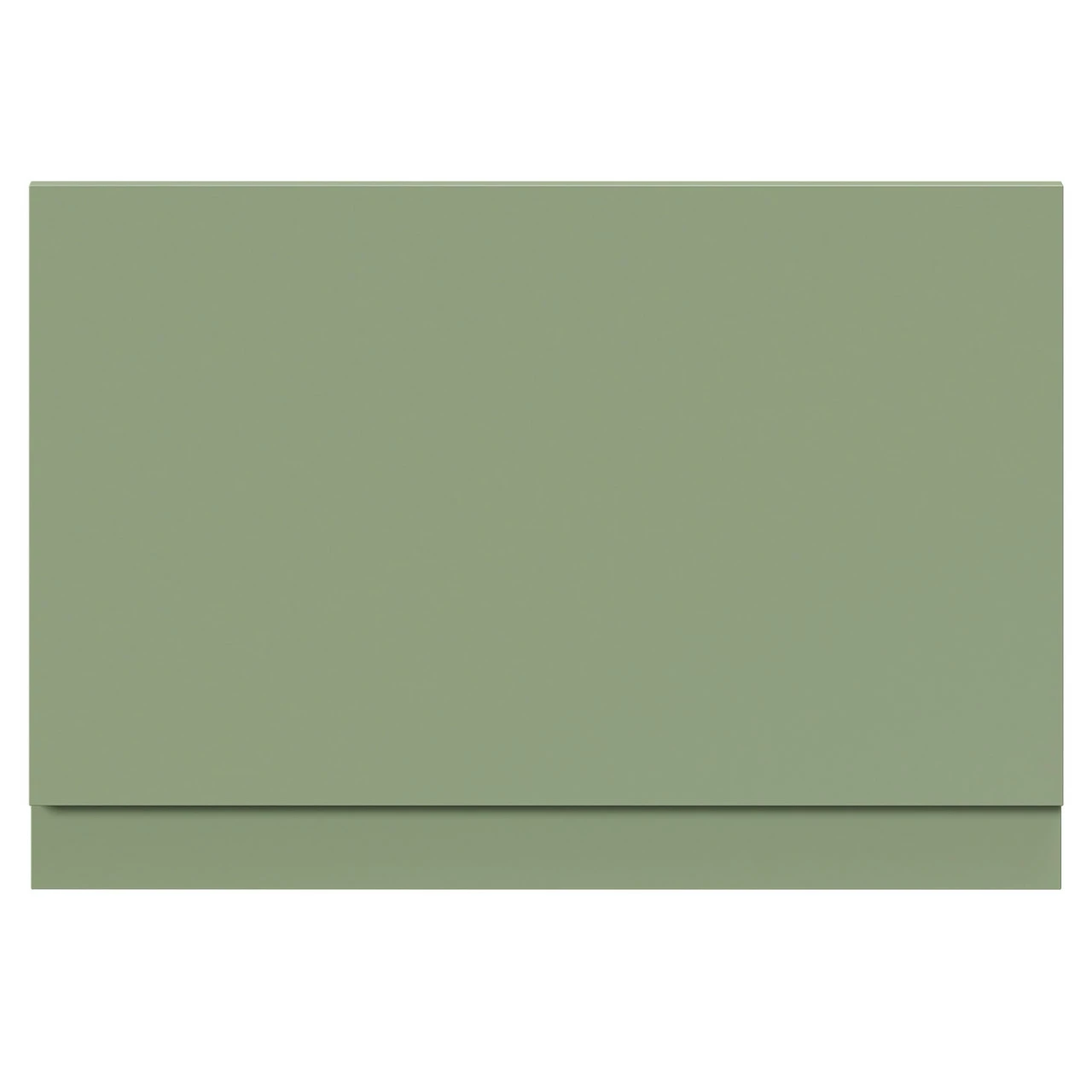 Olive Green MDF 800mm End Bath Panel With Plinth - Image 2