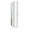 Nuie 720mm Curved Bath Screen With Knob - NCS1