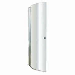 Nuie 720mm Curved Bath Screen With Knob - NCS1