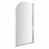 Nuie 790mm Straight Bath Screen - NSS1