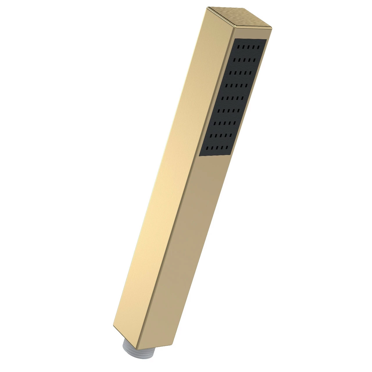 Nuie Brushed Brass Minimalist Square Shower Handset - HO810