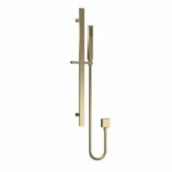 Nuie Brushed Brass Square Slide Rail Kit - A8167