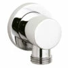 Nuie Chrome Plated Minimalist Outlet Elbow - A3275