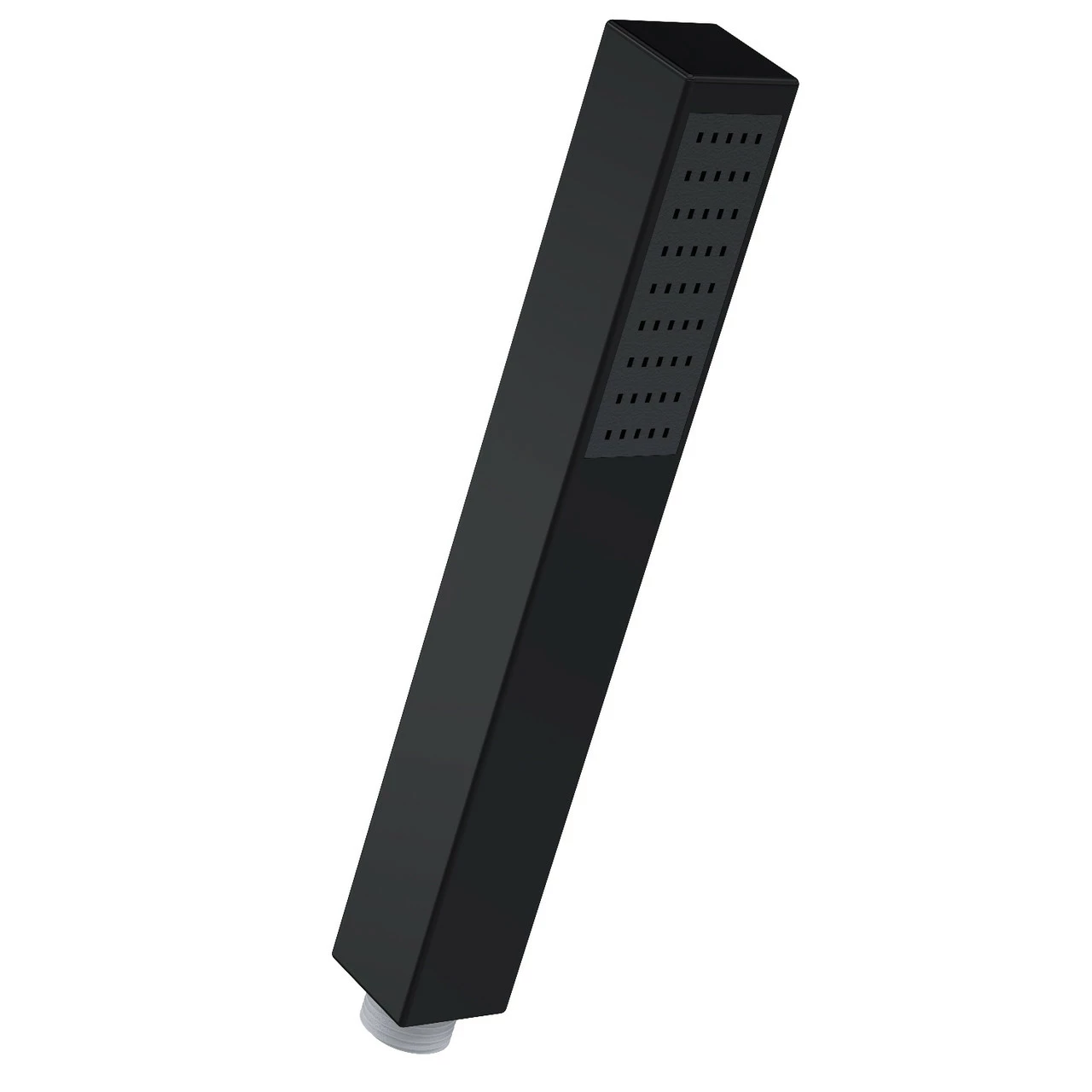 Nuie Matt Black Minimalist Square Shower Handset - HO410