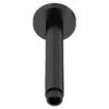 Nuie Matt Black Round Ceiling Arm 150mm - ARM415