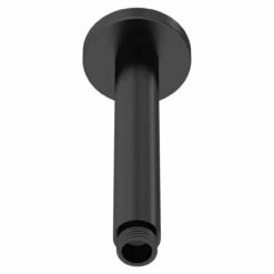 Nuie Matt Black Round Ceiling Arm 150mm - ARM415