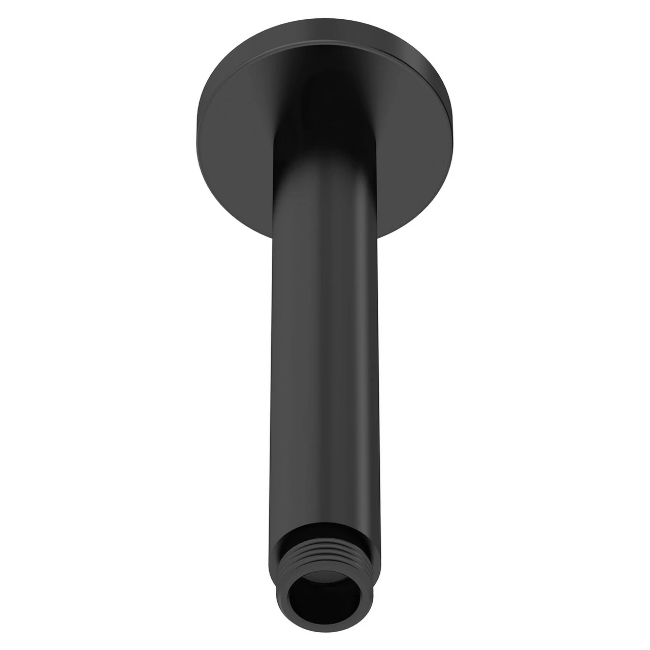 Nuie Matt Black Round Ceiling Arm 150mm - ARM415