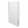 Nuie Quattro 808mm Square Hinged Shower Bath Screen - NSBS7