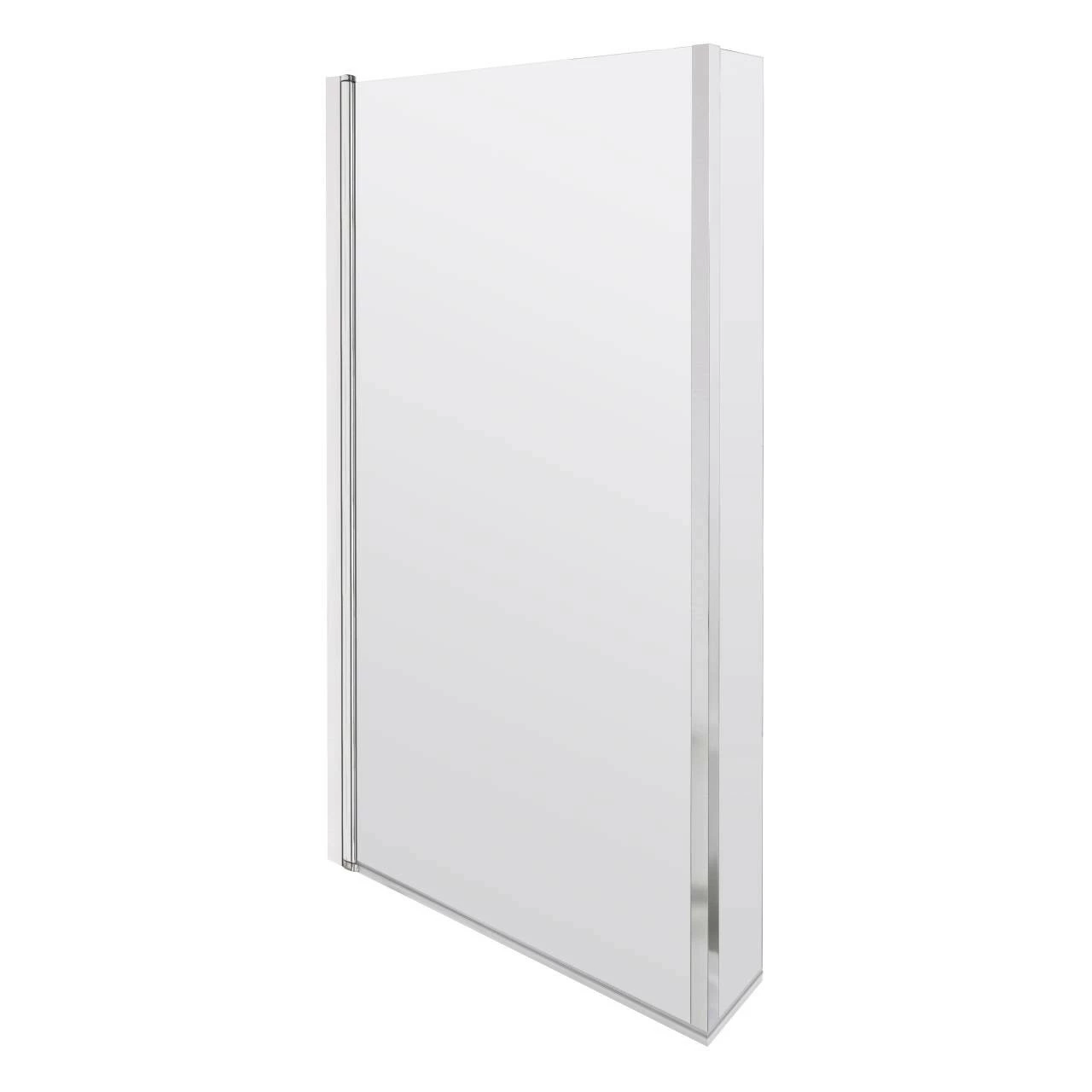 Nuie Quattro 808mm Square Hinged Shower Bath Screen - NSBS7