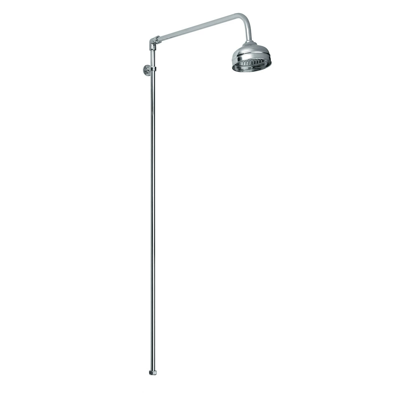 Nuie Rigid Riser Shower Kit With Swivel Spout - A3170