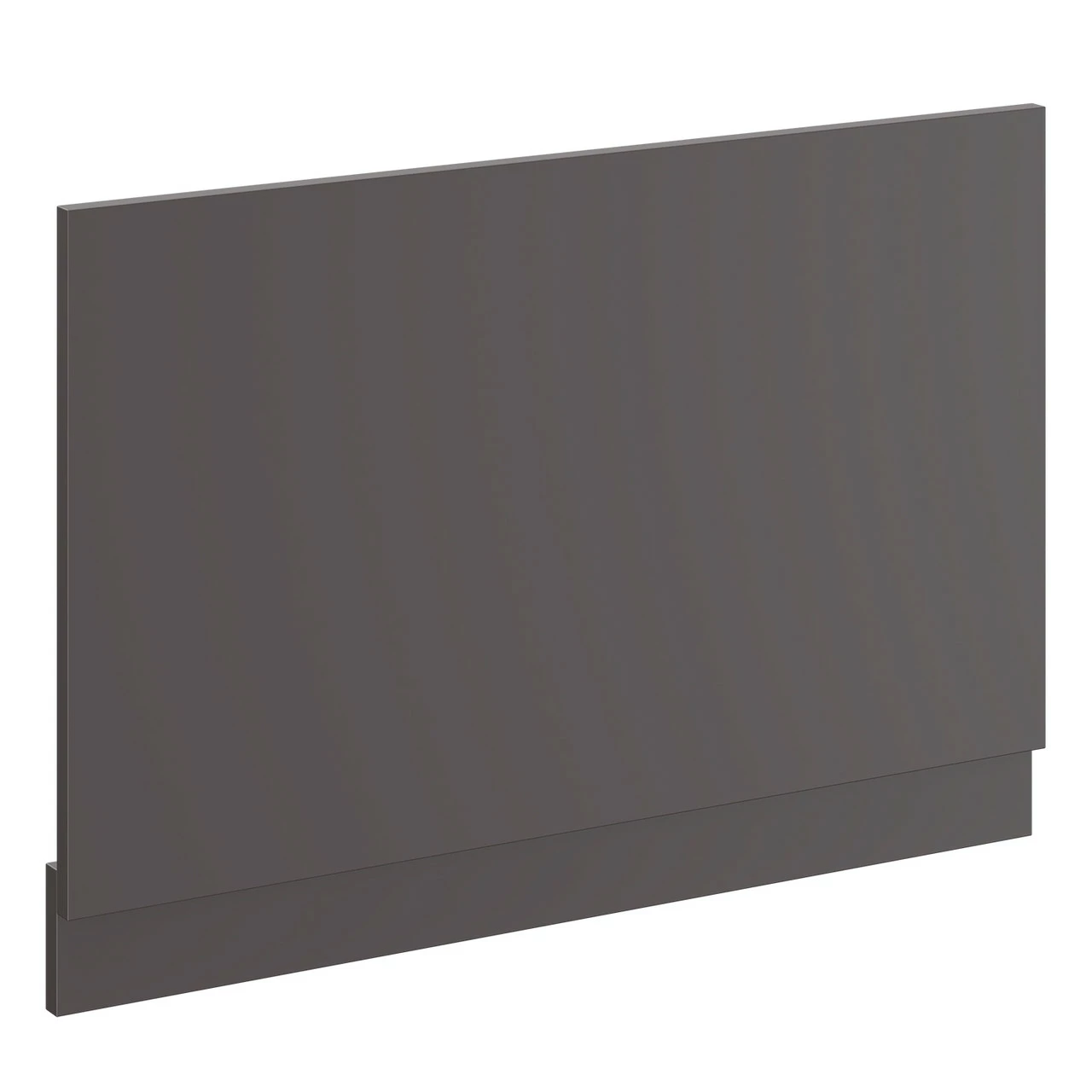 Gloss Grey MDF 800mm End Bath Panel - Image 3