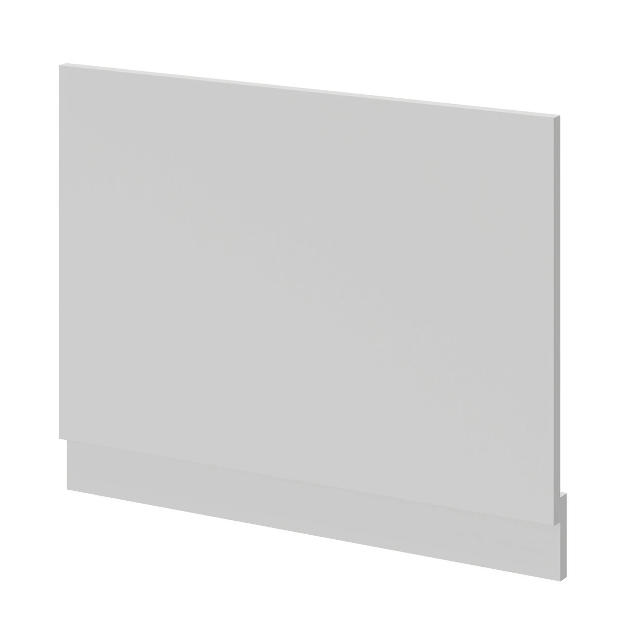 Oslo Gloss Grey Mist MDF 700mm End Bath Panel - Image 2