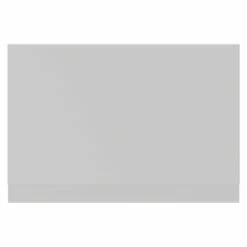 Oslo Gloss Grey Mist MDF 800mm End Bath Panel