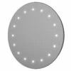 Penates 500mm Round Battery Operated Illuminated 16 LED Mirror