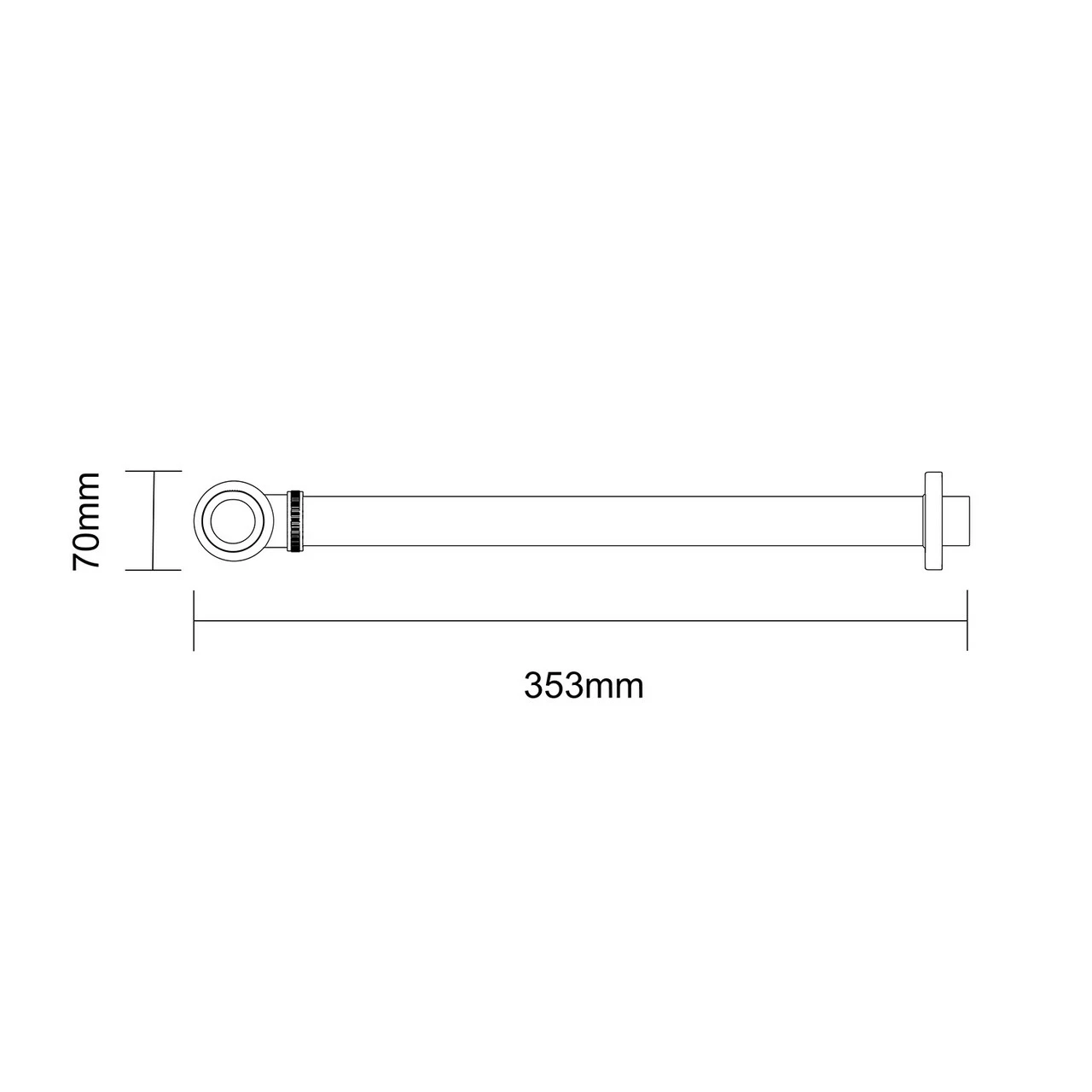 Windsor. Polished Chrome 153mm Traditional Basin Bottle Trap - Image 6