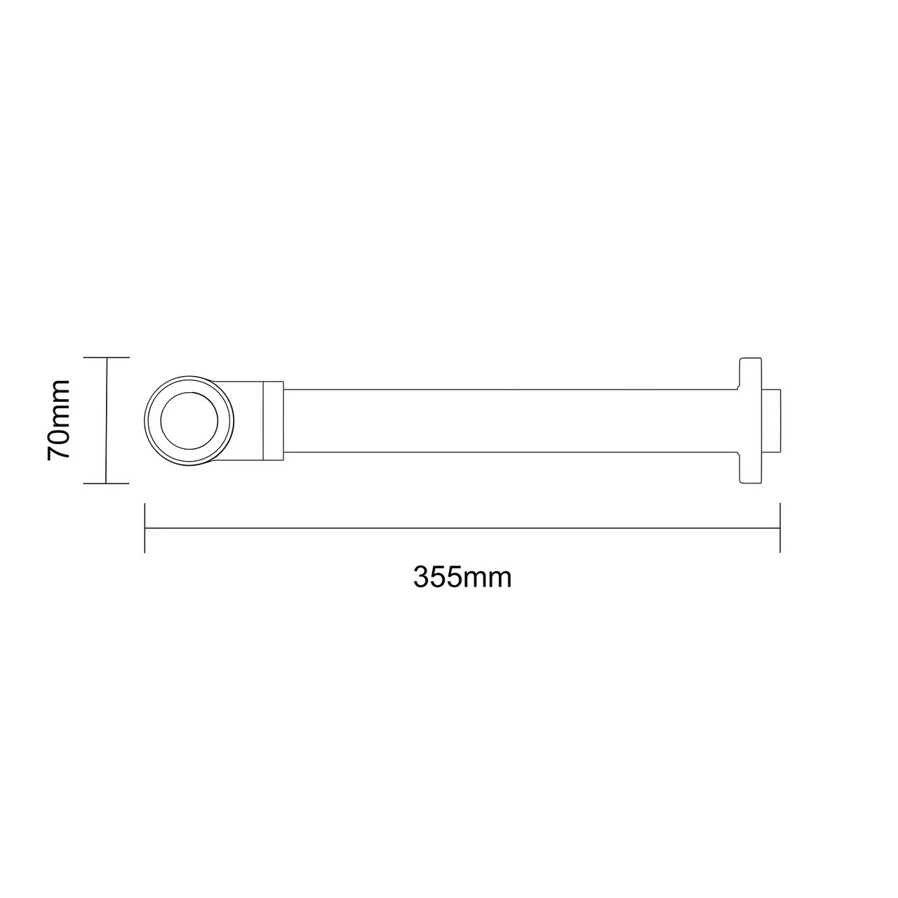 Polished Chrome 180mm Round Basin Bottle Trap - Image 6